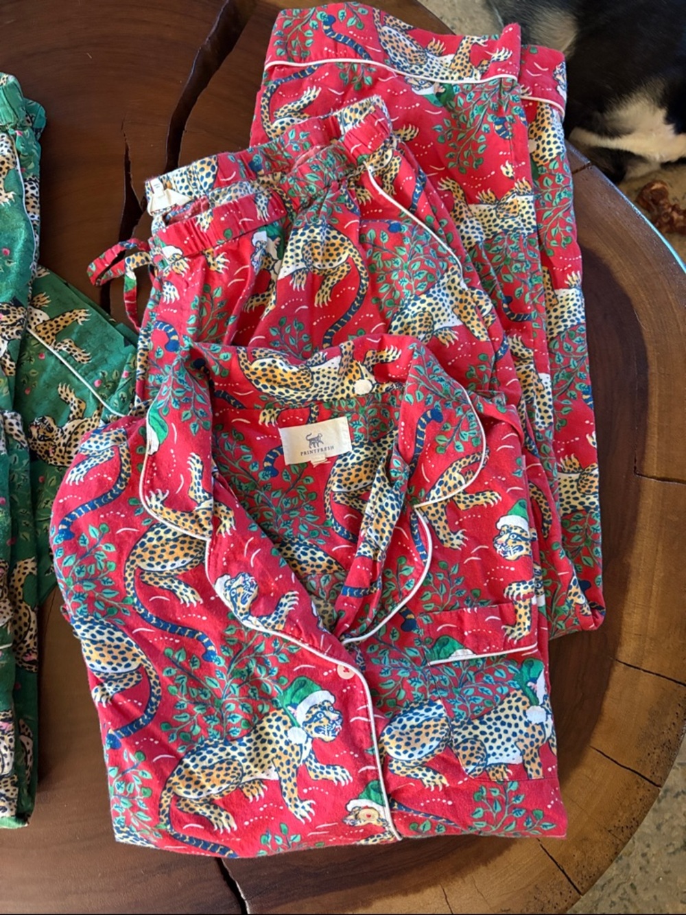 Printfresh Bagheera Leopard Pajama Sets Bundle size  2X | Organic Cotton 2 PAIRS - Picture 2 of 11